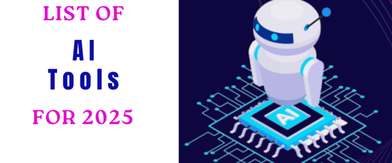 The Ultimate List of Artificial Intelligence Tools for 2025